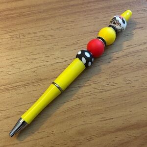 Yellow and Red Mickey Mouse Decorative Pen